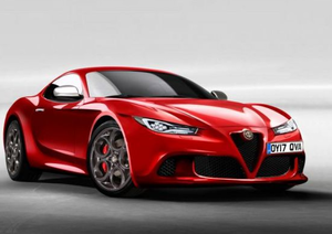 Alfa Romeo 6C u napadu na Porsche 911